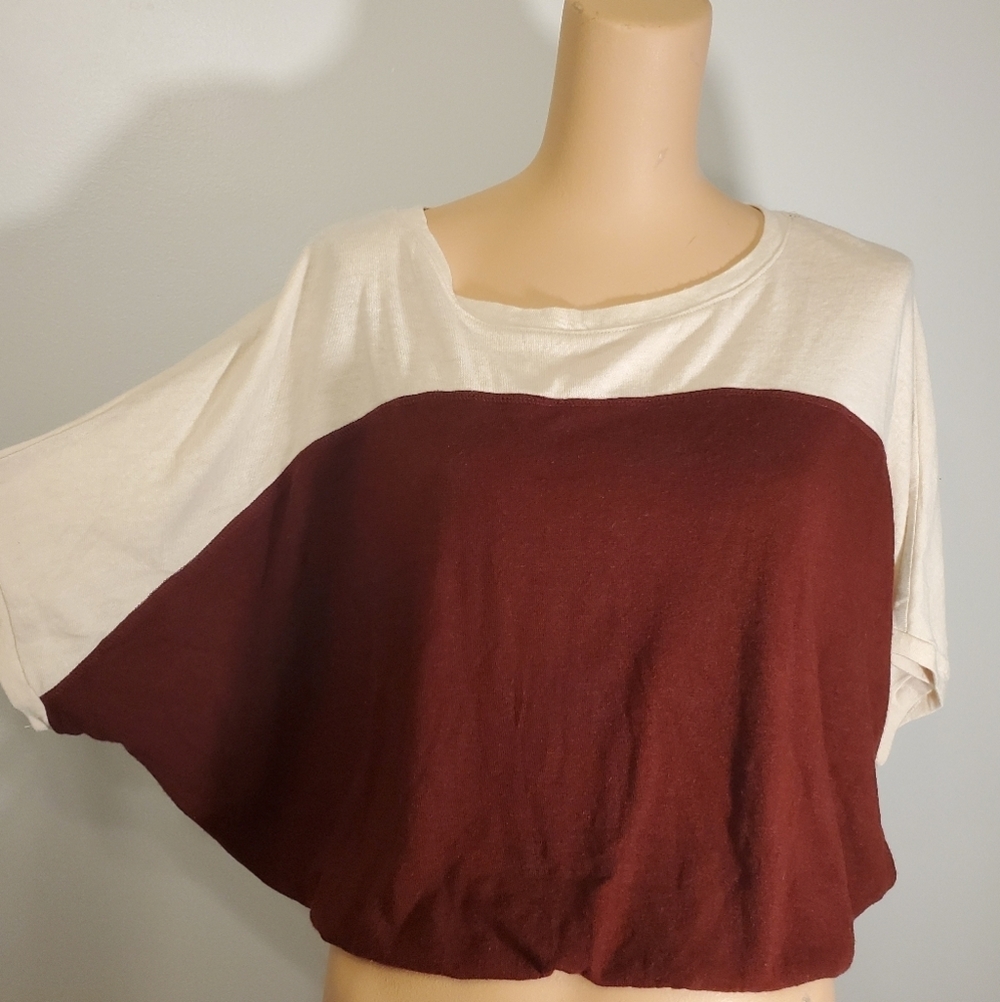 Rosette by Be Cool 2 Tone Crop Top SM